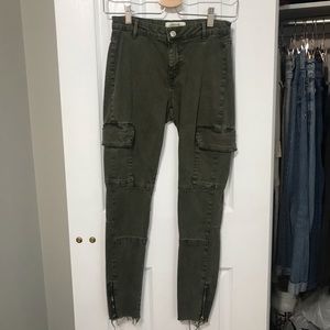 Zara Skinny Cargo Pants